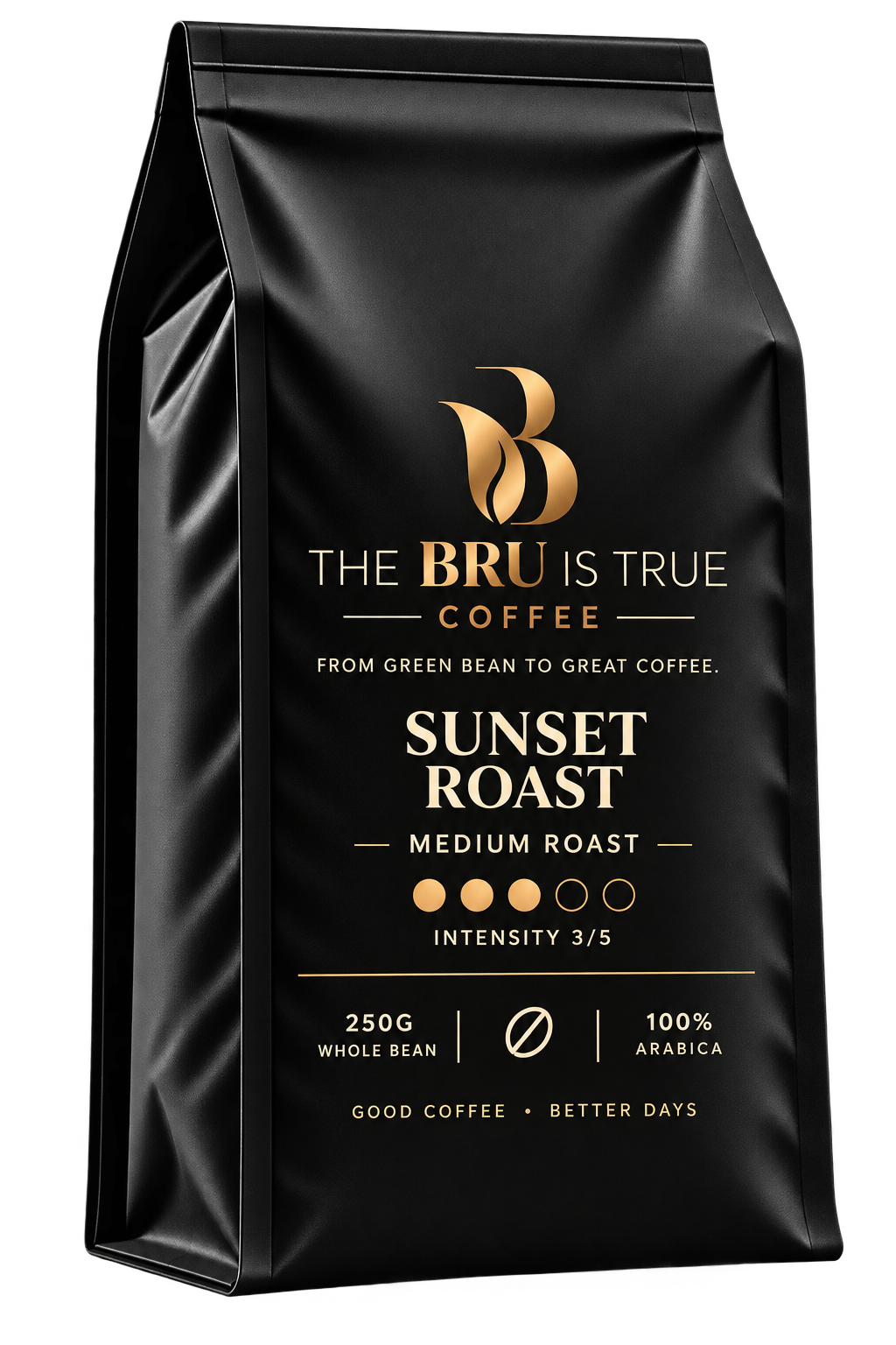 Sunset Roast rich smooth coffee by The Bru Is True